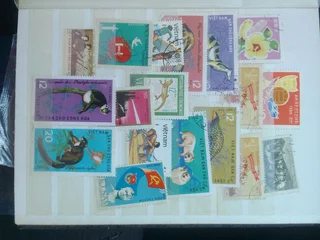Vintage stamp collection