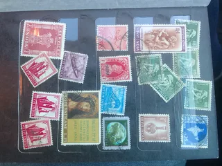 Vintage stamp collection