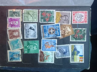 Vintage stamp collection
