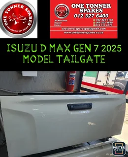 Isuzu D Max Gen 7 Tailgate