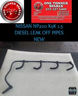 Nissan Np200 K9k 1.5 Diesel New Leak Off Pipes