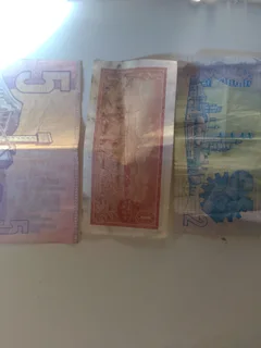 Old Currency Notes R1,2,5,10,20,50 and collectors coins