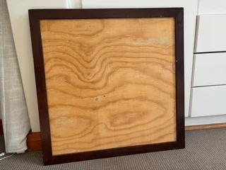 Custom Wooden Frame with Board – 670x660mm