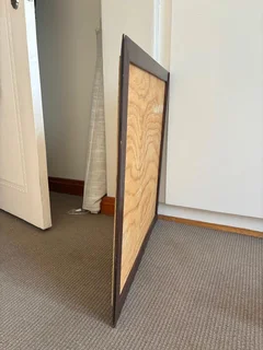 Custom Wooden Frame with Board – 670x660mm