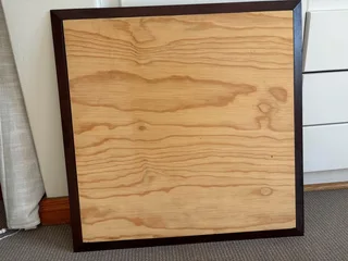 Custom Wooden Frame with Board – 670x660mm