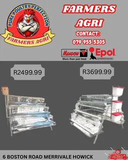 Chicken and Crates equipment and Layer Cages equipment