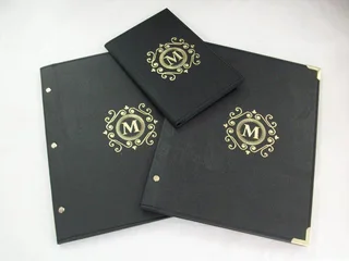 Menus, Wine List, Bill Fold, Guest Folder, Restaurants, Lodge, Hospitality, Hotel, Guest House