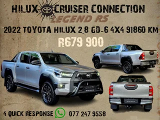 2022 Toyota Hilux 2.8 Gd-6 Rb Legend Rs 4x4 91860 Km Well Maintained !!