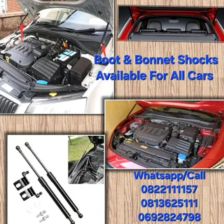Boot and bonnet shocks