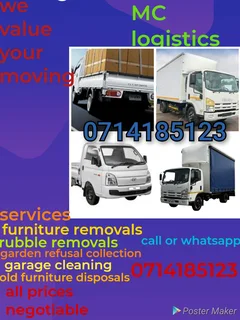 Bakkie and trucks for hire