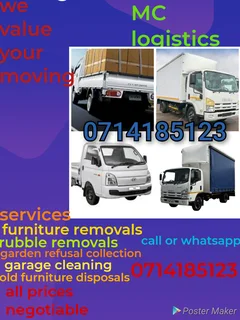 Bakkie and trucks for hire