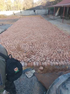 Reject red clay bricks