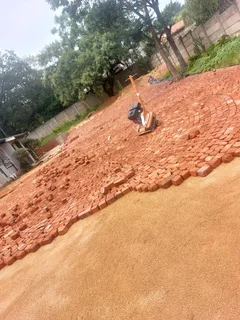 Reject red clay bricks