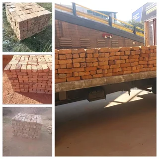 Reject red clay bricks