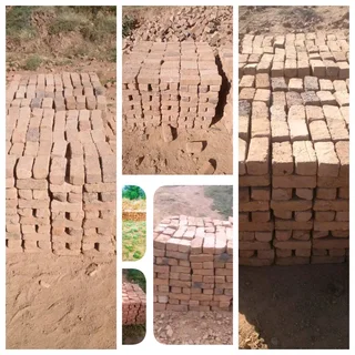 Reject red clay bricks