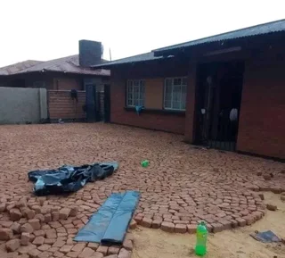 Reject red clay bricks