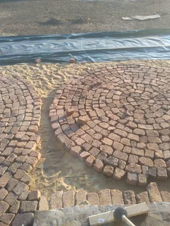 Reject red clay bricks