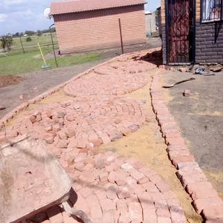 Reject red clay bricks