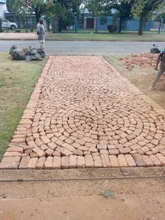 Reject red clay bricks