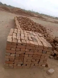 Reject red clay bricks