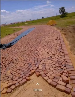 Reject red clay bricks