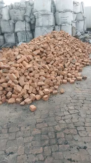 Reject red clay bricks