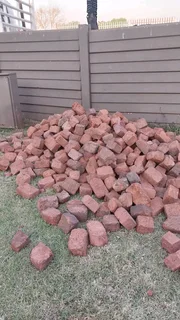 Reject red clay bricks