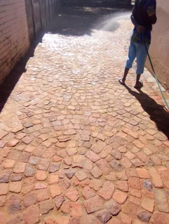 Reject red clay bricks