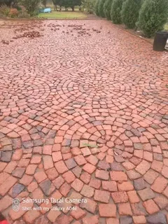 Reject red clay bricks