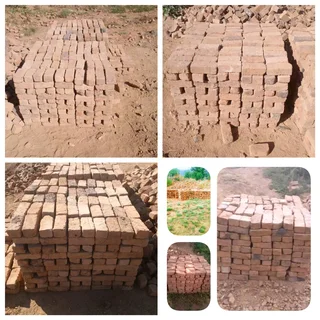 Reject red clay bricks