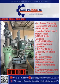Asquith Radial Arm Drill