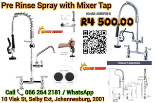 Pre-Rinse Spray and Mixer Tap