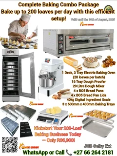 200 Loafs Per Day Bakery Combo Empire