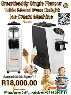 Tabletop Single Flavour Ice Cream Machine – Ready to Profit!