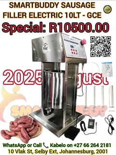 10L Electric Sausage Maker – Fast &amp; Professional ⚡