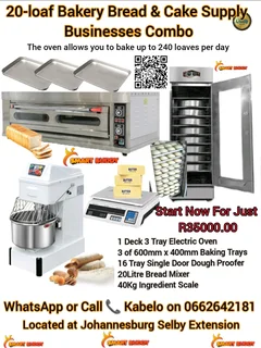 20 Loaf Bakery Bake &amp; Grill Combo Equipment – Commercial Grade 