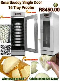 Single Door Industrial 16-Tray Dough Rising Proofer – Commercial Grade 