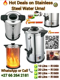 Industrial Stainless Steel Hot Water Urn – Commercial Grade ☕