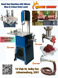 Entry-Level 3-in-1 Bandsaw Combo – Mincer & Sausage Maker 數⚙️