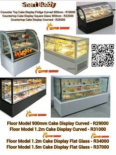 Cake Display – Curved & Flat Glass Commercial Display 