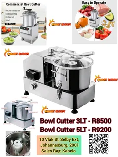 Commercial Bowl Cutter – 3L & 5L Heavy Duty 數⚡