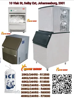 Commercial Ice Cube Machines – 26kg to 400kg Production 流⚡