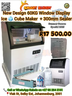 60kg Commercial Ice Maker – Heavy Duty 流⚡