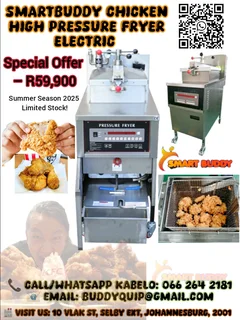 Smartbuddy Chicken High Pressure Fryer – Electric ⚡Summer Season Special 2025