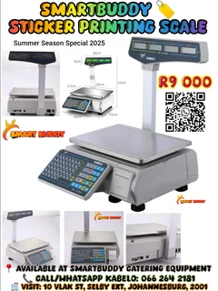 ️ Smartbuddy Label Sticker Printing Scale – 30kg ️