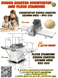 稜 Smartbuddy Dough Sheeters – Countertop &amp; Floor Standing Models