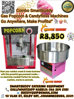 “Smartbuddy Gas Popcorn &amp; Candyfloss Combo – Outdoor Business
