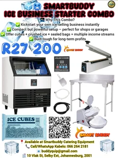 ❄️ 100kg/24hrs Ice Cube Maker (New Display Model) – stylish, efficient & high output