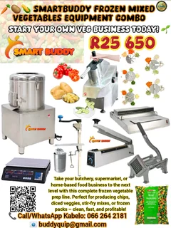 凌凜 Smartbuddy Frozen Mixed Vegetables Equipment Combo – Start Your Own Veg Business Today! 