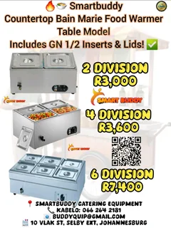  Smartbuddy Countertop Bain Marie Food Warmer – Table ModelIncludes GN 1/2 Inserts & Lids! ✅